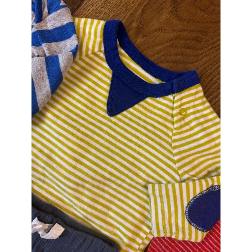 Baby Boy 3 Months Outfits Jeans Pants Long Sleeved Bodysuits Shirts Clothes Lot - Picture 7 of 13